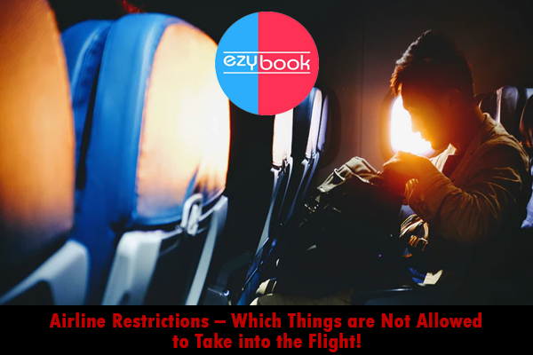 Airline Restrictions – Which Things are Not Allowed to Take into the Flight!