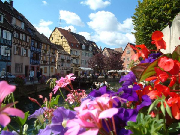 Flowery view from Colmar - France